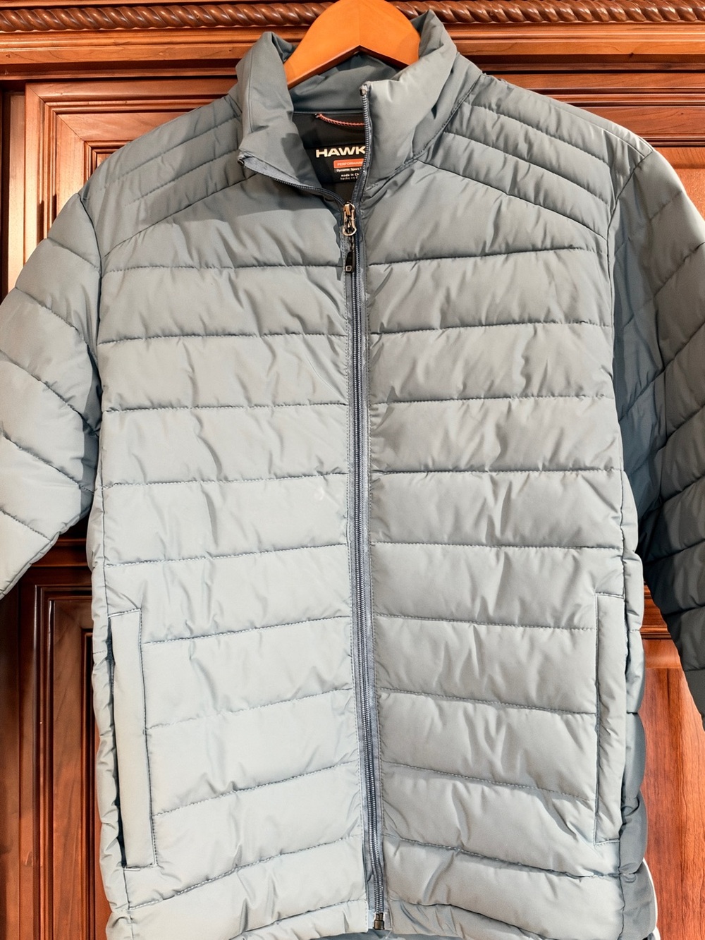 Hawke & Co Men’s Light grey Quilted Puffer Jacket